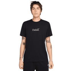 Men's - Nike Dallas Short Sleeve Crew T-Shirt - White/Black
