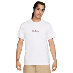 Men's - Nike Dallas Short Sleeve Crew T-Shirt - White/Cosmic Clay