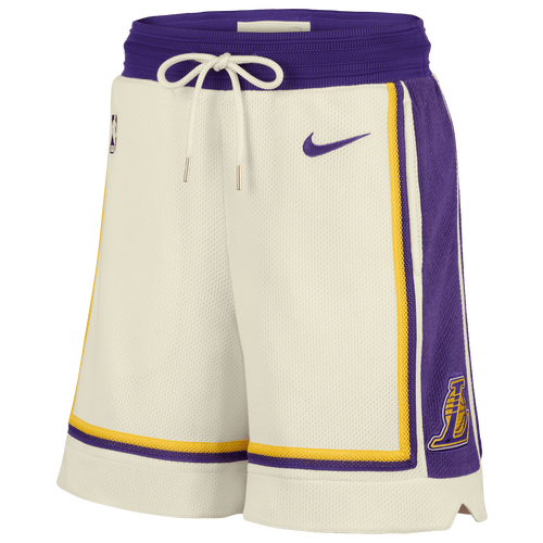 MENS - Nike Lebron James Reserve Shorts - Sail/Yellow Field Purple