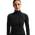 Nike NSW Chill Knit Rib Quarter-Zip LS Top - Women's Black/Sail
