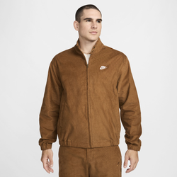 Men's - Nike Club Harrington Corduroy Jacket - Light British Tan/White