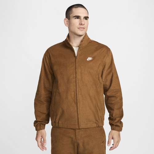 MENS - Nike Club Harrington Corduroy Jacket - Light British Tan/White