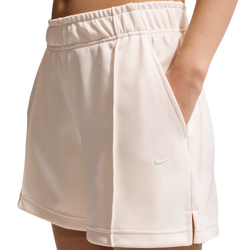 Women's - Nike NSW PK Track Shorts - Chalk/Sail