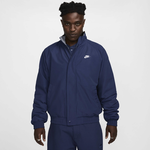 

Nike Mens Nike Club Futura Jacket - Mens Midnight Navy/White Size XL