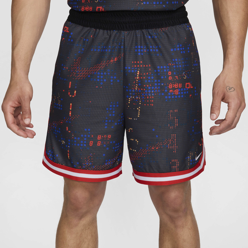 

Nike Mens Nike Dri-FIT DNA 6" Printed NAOS Shorts - Mens Black/White Size L