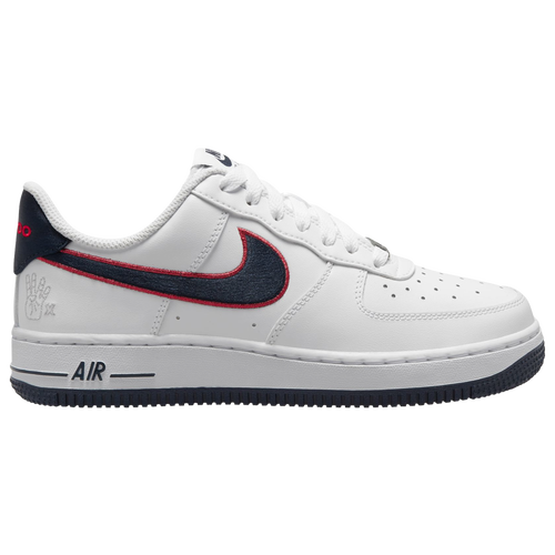 

Nike Womens Nike Air Force 1 '07 REC V2 - Womens Basketball Shoes Obsidian/White/Red Size 06.0