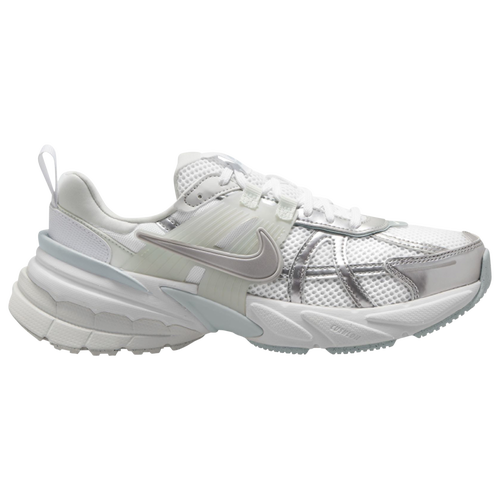 

Nike Womens Nike V2K Run - Womens Running Shoes Silver/White Size 10.0