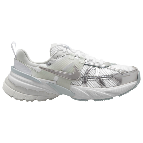 

Nike Womens Nike V2K Run - Womens Running Shoes Silver/White Size 08.0