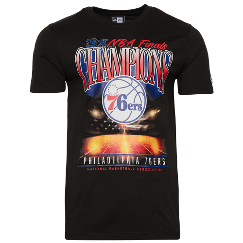  - New Era 76ers Oversize T-Shirt - Black/Multi