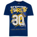 New Era Warriors Stephan Curry Oversize T-Shirt - New Era Light Royal/Multi