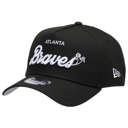 Adult - New Era Braves 940 A Frame Local Play Cap - Black/Black