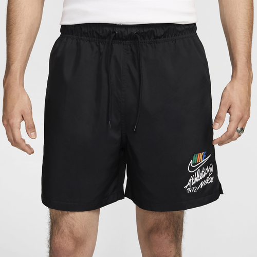 

Nike Mens Nike Club Woven Flow Short - Mens Black Size XL