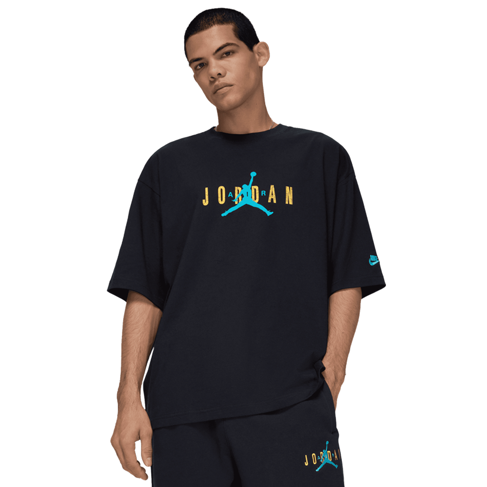 BAYCREW'S Ｔシャツ×4点 HOLIDAY LUXE relume Men's Dark teal Relaxed-Fit Boxy Mesh T-Shirt | H&M US