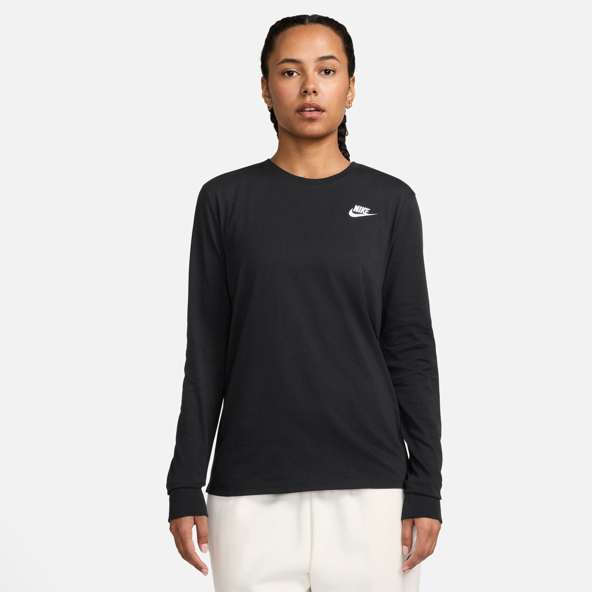 ★NIKE★NSW LONGSLEEVE T-SHIRT ロンT★追跡可 Nike NSW Club Long Sleeve T-Shirt | Foot Locker