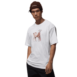 Men's - Jordan NC GOAT Short Sleeve Crew - White/Black