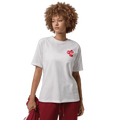 Jordan Flight Graphic KISS T-Shirt - Jordan White/Red