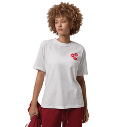Women's - Jordan Flight Graphic KISS T-Shirt - Red/White