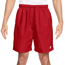 Men's - Nike Club Sport Shorts - White/University Red