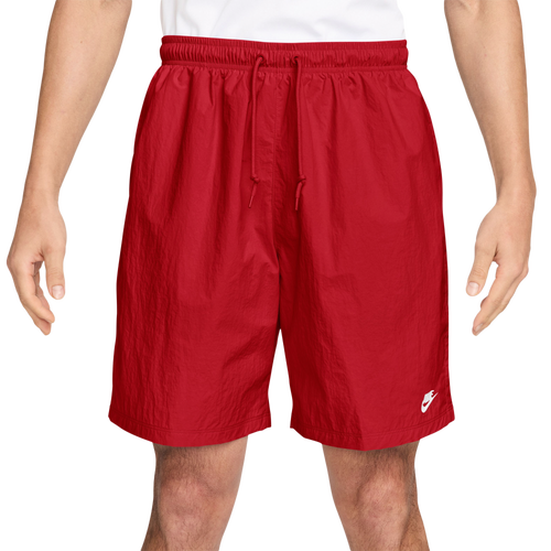 Nike Mens Club Sport Shorts - - White / University Red Size XXL