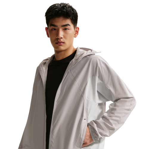 MENS - Nike Dri-Fit Tech Helios Sun Long Sleeve - Off White/Black Grey Fog