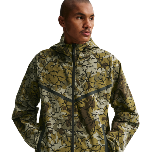 Nike Dri-FIT Tech Woven AOP Full-Zip - Nike Olive Flak/Black