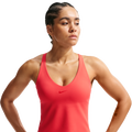 Nike Drifit Universal Medium Support Bra Tank - Nike Lt Crimson/University Red