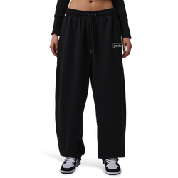 Women's - Jordan Flight Fleece Baggy Pants - Black/Sail