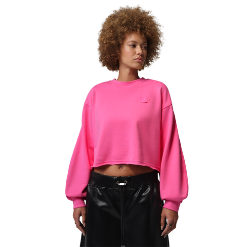 WOMENS - Jordan FLIGHT FLEECE CROP - Pink Glow/Pinksicle