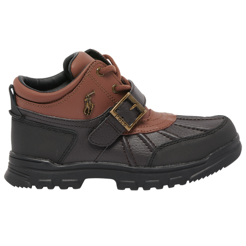 

Boys Preschool Polo Ralph Lauren Polo Ralph Lauren Dover Boots - Boys' Preschool Shoe Black/Brown Size 02.0