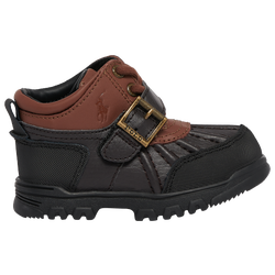 Boys' Toddler - Polo Ralph Lauren Dover Boots - Brown/Black