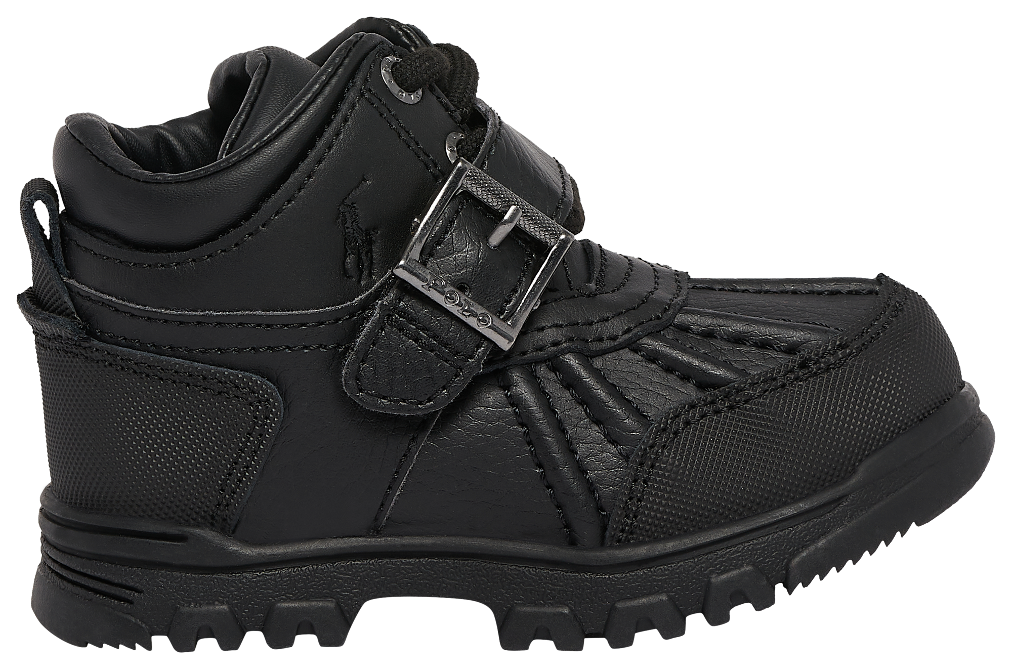 Boys black best sale polo boots