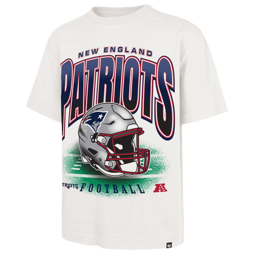47 Brand Mens New England Patriots NFL Team Flex Short Sleeve T-Shirt - - White