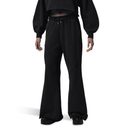 Women's - Jordan Flight Fleece FLR Pants - Dark Smoke Grey/Black