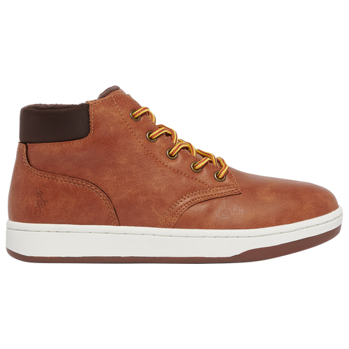 

Polo Ralph Lauren Boys Polo Ralph Lauren Sneaker Boot - Boys' Grade School Shoes Tan/Tan Size 5.5