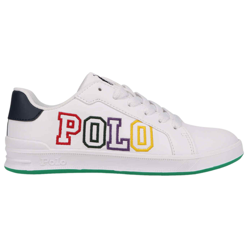 

Girls Preschool Polo Polo HERITAGE COURT II GRAPHIC - Girls' Preschool Shoe White/Navy/Green Size 13.0