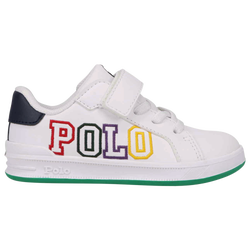 Girls' Toddler - Polo Heritage Court II Graphic - White/Navy/Green