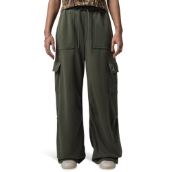 Women's - Jordan Brooklyn Fleece Cargo Pant - Cargo Khaki/White