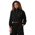 Jordan Brooklyn Fleece Quarter-Zip - Jordan Black