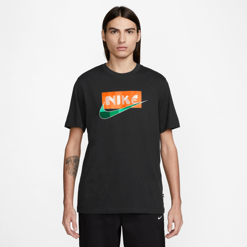 

Nike Mens Nike NSW OC Pack 3 T-Shirt - Mens Black/Orange Size M
