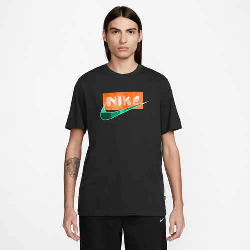 

Nike Mens Nike NSW OC Pack 3 T-Shirt - Mens Black/Orange Size L