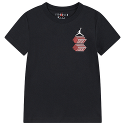 Boys' Preschool - Jordan AJ 11 23 Grid T-Shirt - Black/Red