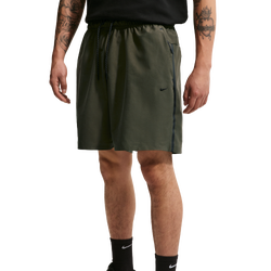 Men's - Nike Tech Shori Knit Shorts - Cargo Khaki/Black