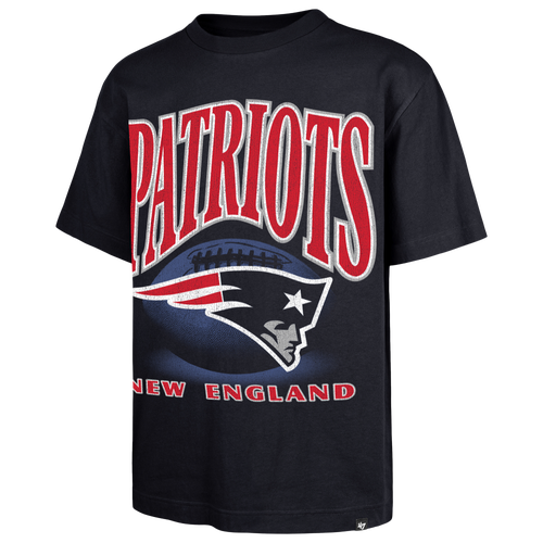 47 Brand Mens New England Patriots NFL New England Patriots Power T-Shirt - - Navy Size XXL