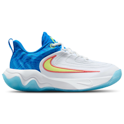 Boys' Grade School - Nike Giannis Immortality 4 SE BB - White/Light Lemon Twist