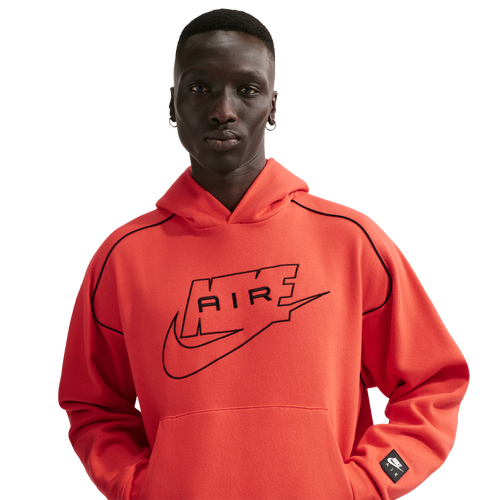 Nike Air Pull Over Hoodie - Nike Lt Crimson/Black