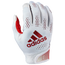adidas adiZero 11.0 Receiver Gloves - Men's White/Red