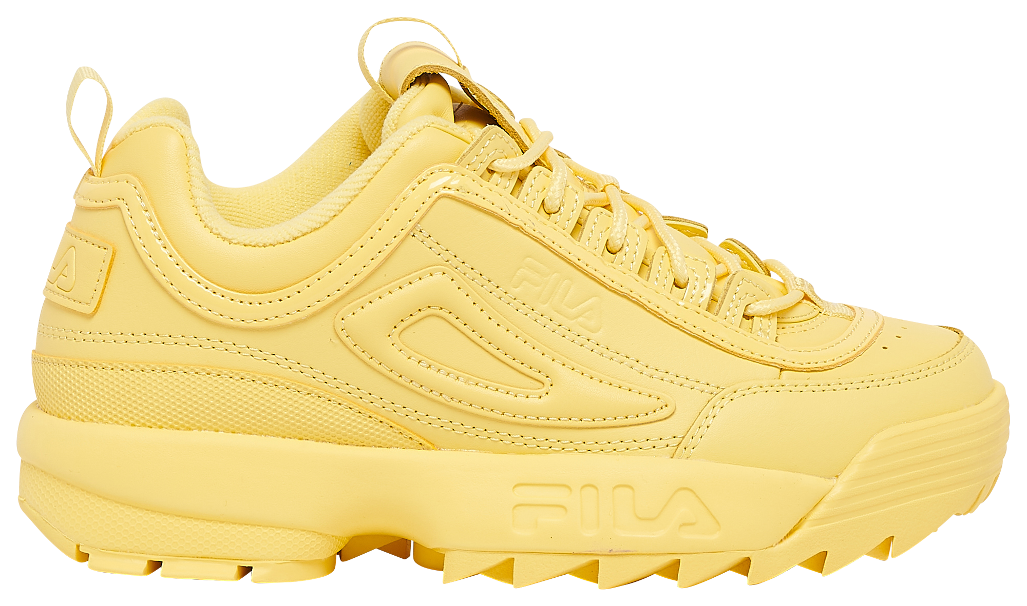 fila yellow shoes for women
