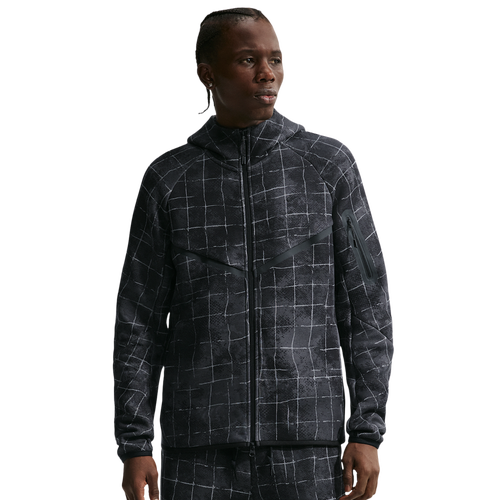  - Nike Tech Fleece Full Zip Windrunner Jacket - Black/Iron Grey