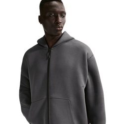 Men's - Nike Tech Fleece Ergo Full-Zip - Anthracite/Black