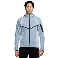 Men's - Nike Tech Fleece Pro Wear Full-Zip Jacket - Gray/Blue/Black